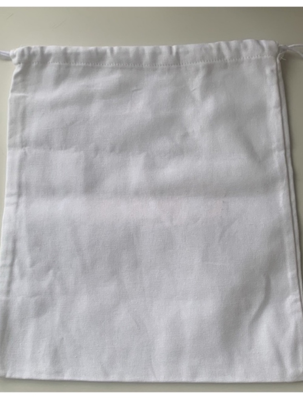 Chloe White Woven Cotton Shoe Purse Dust Bag Storage Bag - Picture 4 of 4